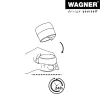 Wagner EH 5225 15522511 zarážka dverí, plast