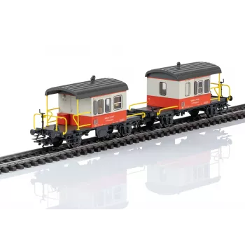 Märklin 46850 H0 SBB Sputnik sada vozňov s posuvnými stenami, 2 vozne