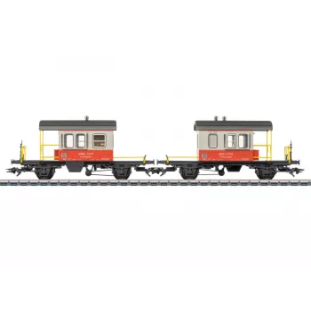 Märklin 46850 H0 SBB Sputnik sada vozňov s posuvnými stenami, 2 vozne