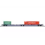 Märklin 47474 Sdggmrss dvojitý kapsový vozeň H0 mierka 1:87 kobaltovo modrá 393 mm