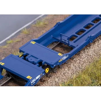 Märklin 47474 Sdggmrss dvojitý kapsový vozeň H0 mierka 1:87 kobaltovo modrá 393 mm
