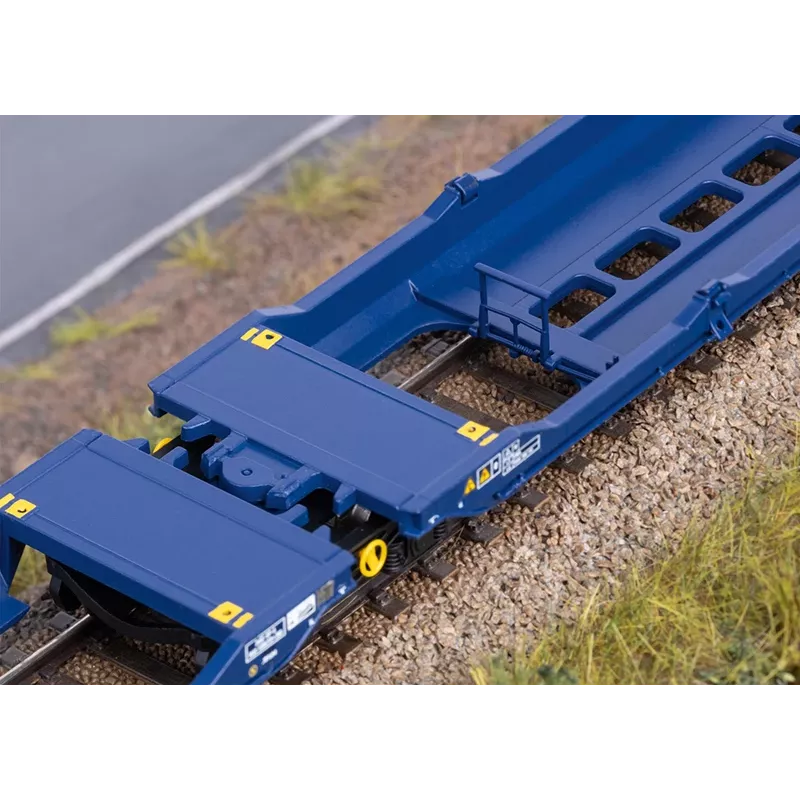 Märklin 47474 Sdggmrss dvojitý kapsový vozeň H0 mierka 1:87 kobaltovo modrá 393 mm