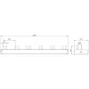 SIEMENS 5ST36760 kolíková zbernica 10mm² 1P+N 12 modulov, 6 AFDD + 6 komponentov
