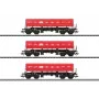 Märklin 48458 H0 3-dielna sada vozňov s bočným sklopením Fas DB Schenker Rail Polska S.A.