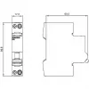 Siemens 5SL60166MC 2-pólový 16 A C-charakteristika istič, 6 kA