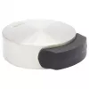 Wagner Design Yourself EH 5111 podlahová zarážka dverí, zinok tlakový odliatok s gumeným krúžkom, saténový nikel, 50 mm priemer (15511111)