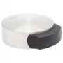 Wagner Design Yourself EH 5111 podlahová zarážka dverí, zinok tlakový odliatok s gumeným krúžkom, saténový nikel, 50 mm priemer (15511111)