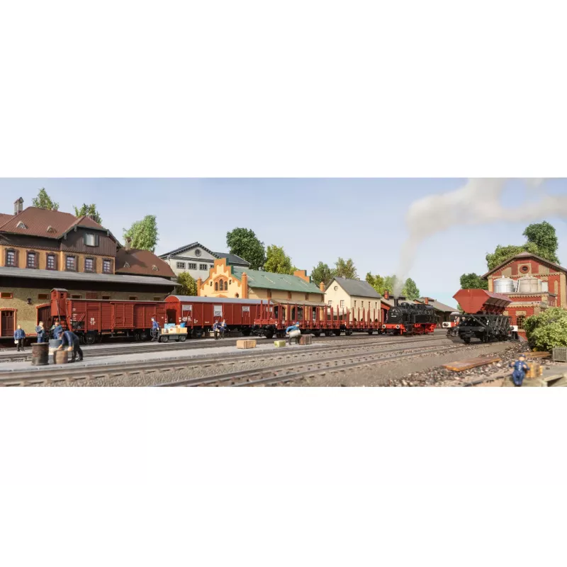 Märklin 48820 H0 G10 krytý nákladný vozeň, Deutsche Bundesbahn, Epoche III