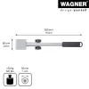 Wagner design yourself MM 4121 Zdvihák nábytku, strieborný, 38 cm (20412101)