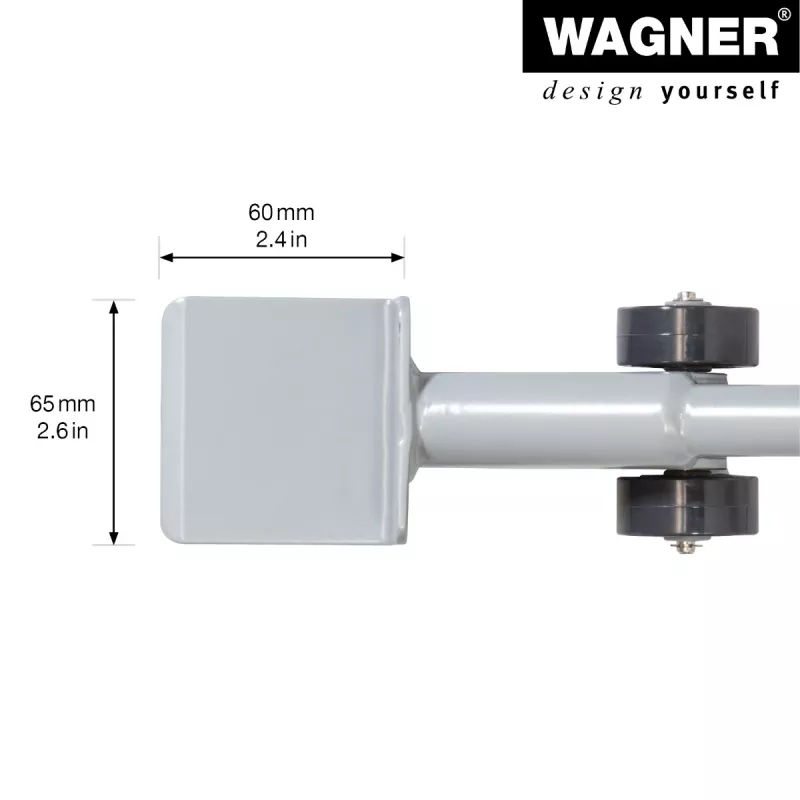 Wagner design yourself MM 4121 Zdvihák nábytku, strieborný, 38 cm (20412101)