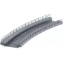 Märklin oblúková rampa pre mostný pilier H0 mierka sivá 074623