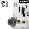 Wagner Design Yourself DOT vešiak na oblečenie GH 0202, 1 háčik, čierna 17020221
