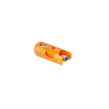 Märklin 71424 oranžové puzdrá pre trolejové stožiare – 10 kusov, H0-koľaj