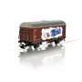 Märklin 44252 H0 Gms 30 krytý nákladný vozeň, epocha III, DB, hnedá