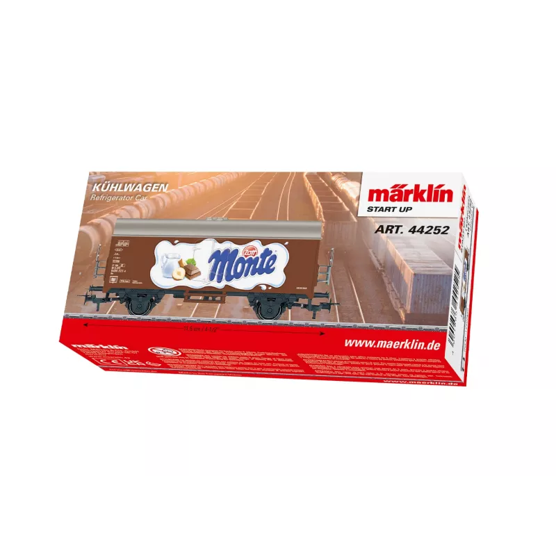 Märklin 44252 H0 Gms 30 krytý nákladný vozeň, epocha III, DB, hnedá
