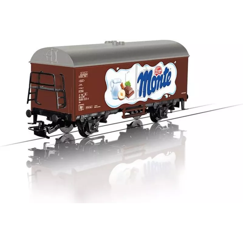 Märklin 44252 H0 Gms 30 krytý nákladný vozeň, epocha III, DB, hnedá