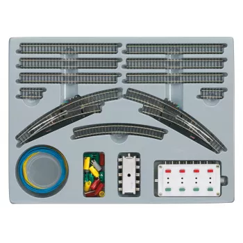 Märklin 08193 rozšírenie stanice T2, koľaj Z (1:220), nové striebro koľaj