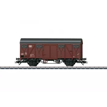 Märklin 44500 H0 krytý nákladný vagón s brzdovou plošinou, DB, epocha IV