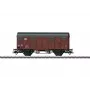 Märklin 44500 H0 krytý nákladný vagón s brzdovou plošinou, DB, epocha IV