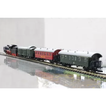 Märklin 81874 Z koľaj parná nákladná vlaková štartovacia súprava - BR 89.0, epocha III, 3 vozne, oválna koľaj, analóg DC 081874