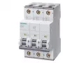 Siemens 5SY4335-7 3-pólový istič, charakteristika C, 35 A, 400 V AC, 6 kA, DIN lišta