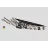 Märklin Z koľaj elektromagnetická oblúková výhybka pravá - čierna/žltá (8569)