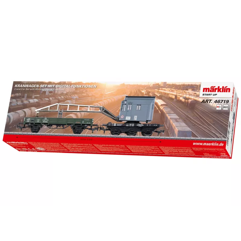 Märklin 46719 H0 digitálny DB železničný žeriav