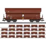 Märklin 000730 H0 24-dielna súprava vagónov s posuvnou strechou Tals 968 DB epocha IV AC