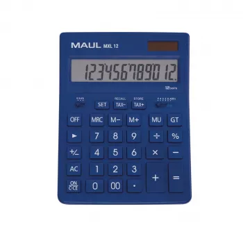 Maul MXL 12 stolná kalkulačka svetlomodrá 12-miestna batéria & solár 7267034
