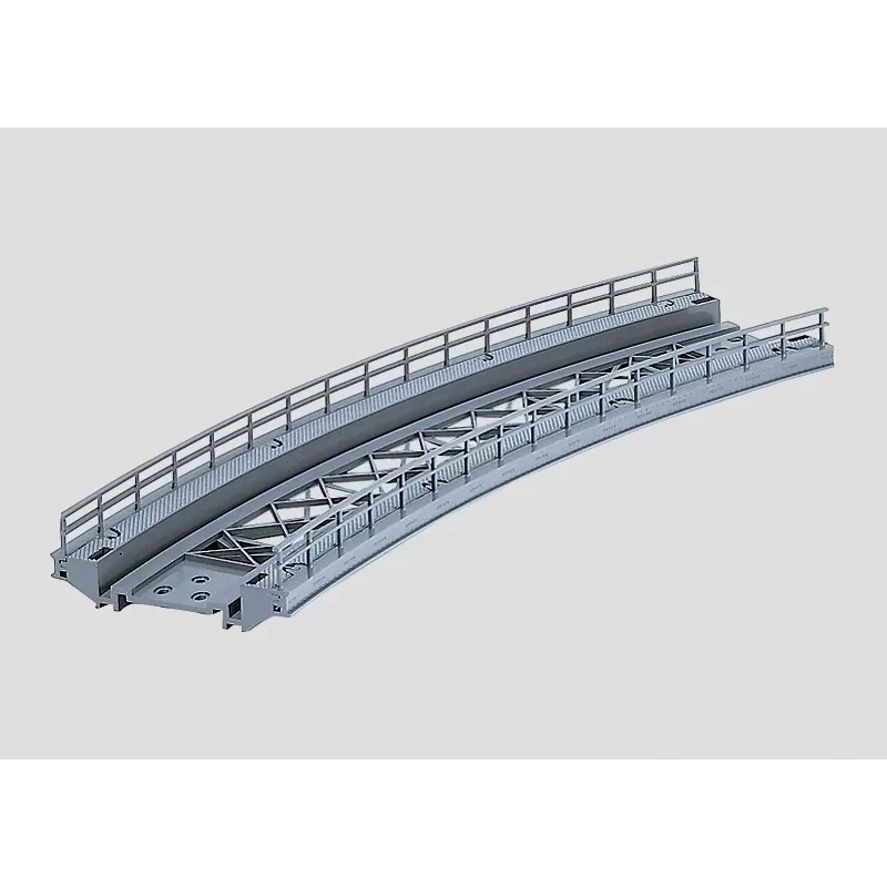 Märklin 07569 H0 zakrivený rampový diel pre C-Gleis