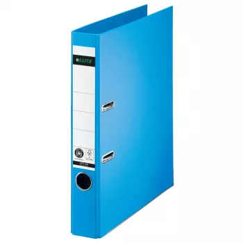 LEITZ 180° zakladač A4 50 mm svetlomodrý kartón (1008-00-30)