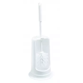 Haug Bürsten 6550 sada WC kefy a držiaka, biely plast