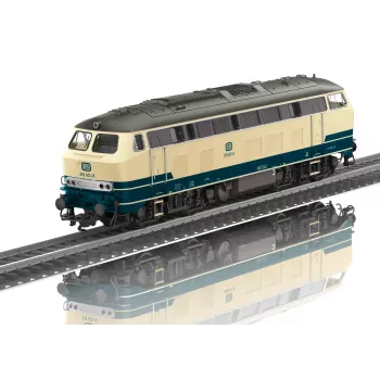 Märklin 39215 H0 dieselový rušeň rad 218 DB oceánska modrá mfx+ zvuk a LED