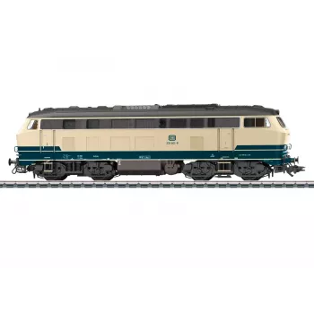Märklin 39215 H0 dieselový rušeň rad 218 DB oceánska modrá mfx+ zvuk a LED