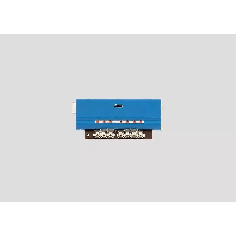 Märklin univerzálny diaľkový spínač - DCC digitálny dekodér pre modelársku železnicu - 4 výstupy - modrý (8945)