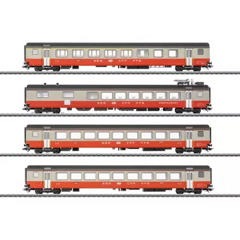 Märklin 42190 H0 4-vozeňová sada Swiss Express osobné vozne SBB