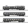 Märklin 42490 H0 Súprava 3 osobných vozňov rýchlika PwPost4ü-28 spoločnosti DRG