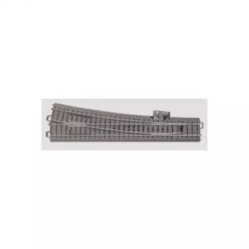 Märklin H0 C koľajnica (s lôžkom) 24712 výhybka, štíhla, pravá 236,1 mm (24712)