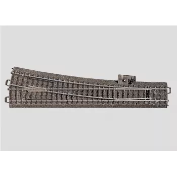 Märklin H0 C koľajnica (s lôžkom) 24712 výhybka, štíhla, pravá 236,1 mm (24712)