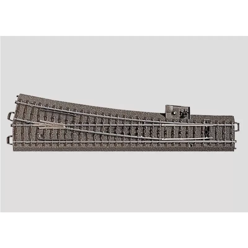 Märklin H0 C koľajnica (s lôžkom) 24712 výhybka, štíhla, pravá 236,1 mm (24712)