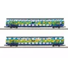 Märklin 87306 Z súprava dvojposchodových vozňov Touristik 1 DB AG - 2 dvojposchodové medzivozne