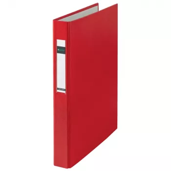 LEITZ Standard krúžkový zošit A4 nadrozmer červený 2 D krúžky 41 mm chrbát 25 mm priemer krúžkov 4210-00-25