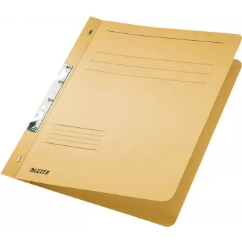 LEITZ zakladač na spisy s drážkovým mechanizmom, DIN A4, manilový kartón, šamois, 250 g/m², kapacita 170 listov, mechanizmus 80 mm, balenie 50 ks (3746-00-11)