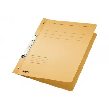 LEITZ zakladač na spisy s drážkovým mechanizmom, DIN A4, manilový kartón, šamois, 250 g/m², kapacita 170 listov, mechanizmus 80 mm, balenie 50 ks (3746-00-11)