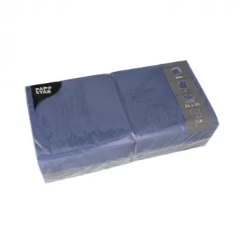 PAPSTAR tmavomodré papierové servítky 1-vrstvové 33 x 33,3 cm 500 ks (82903)