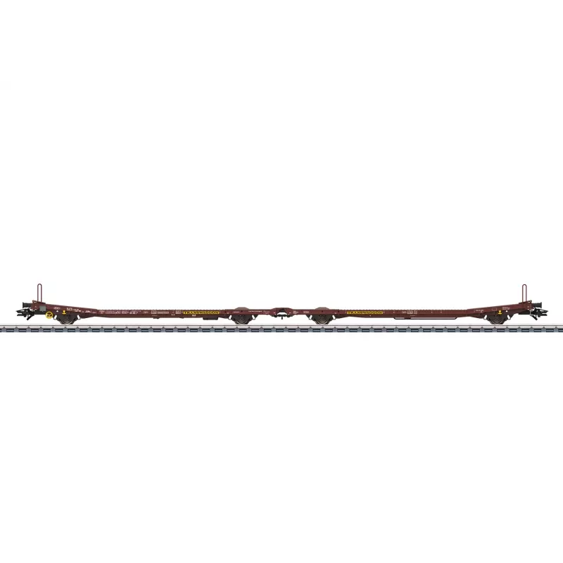 Märklin 47430 H0 dvojica plošinových vozňov Laads 800B spoločnosti Transwaggon GmbH