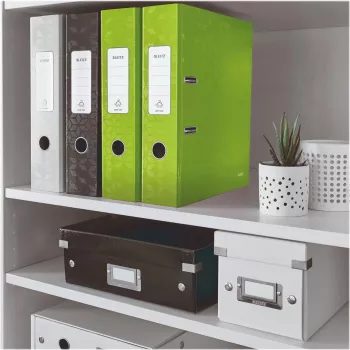 Leitz 180° WOW A4 zakladač s pákovým mechanizmom, okrúžok, karton, zelená, 600 listov, 80 g/m² (10050054)