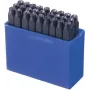 Brüder Mannesmann 27-dielna sada písmenkových pečiatok 3 mm (243-B-3MM)