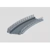 Märklin 074613 zakrivený diel rampy pre mostné piliere, HO mierka, sivá