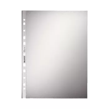 LEITZ 47960000 A4 zakladač s dierami, polypropylén 0,07 mm, transparentný, balenie 100 ks